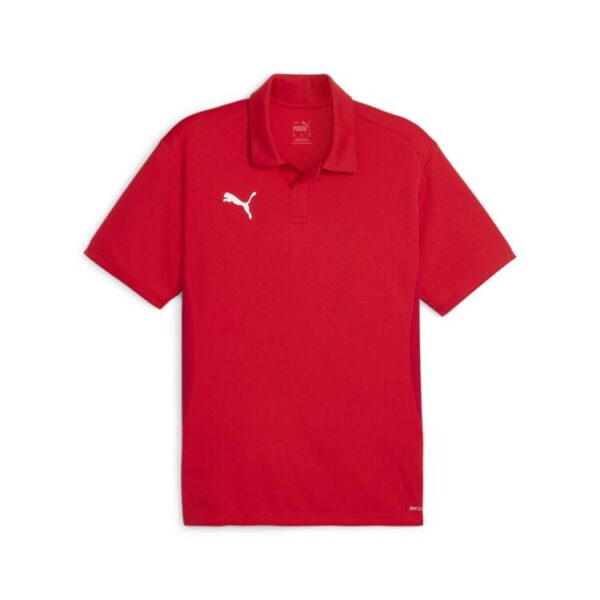 puma teamgoal polo 658771 puma red puma white fast red gr l