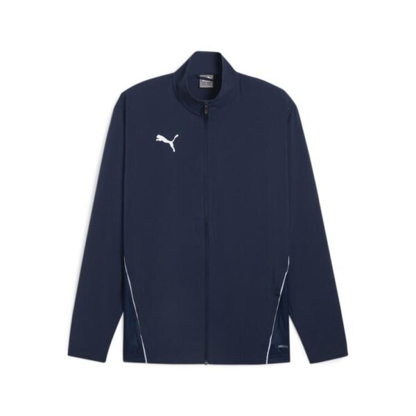 puma teamgoal sideline jacket 658622 puma navy puma white gr m