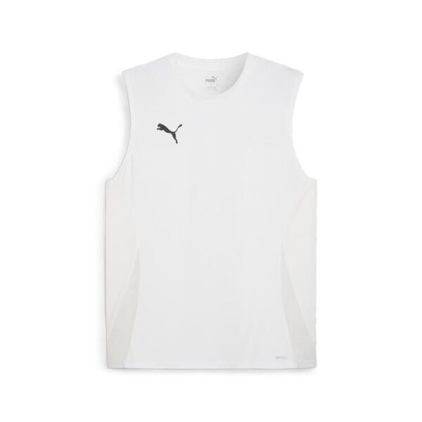 puma teamgoal sleeveless jersey 705913 puma white puma black feather gray gr