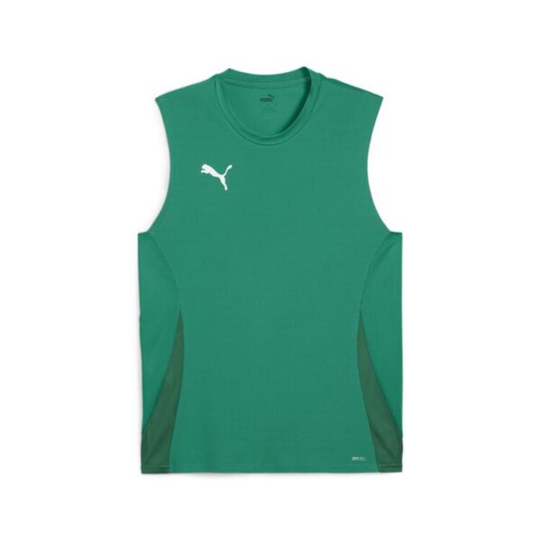 puma teamgoal sleeveless jersey 705913 sport green puma white power green gr