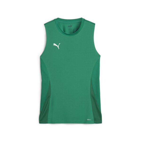 puma teamgoal sleeveless jersey wmns 706050 sport green puma white power green gr l