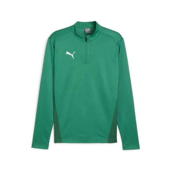 puma teamgoal training 1 4 zip top 658629 sport green puma white power green gr l