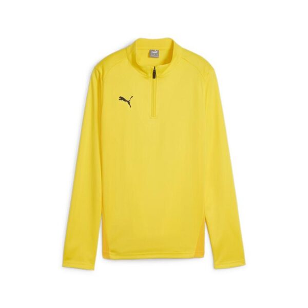 puma teamgoal training 1 4 zip top wmn 658631 faster yellow puma black sport yellow gr l