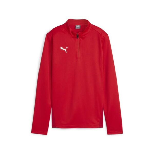 puma teamgoal training 1 4 zip top wmn 658631 puma red puma white fast red gr m