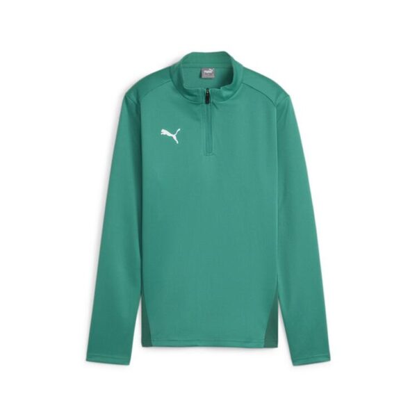 puma teamgoal training 1 4 zip top wmn 658631 sport green puma white power green gr l