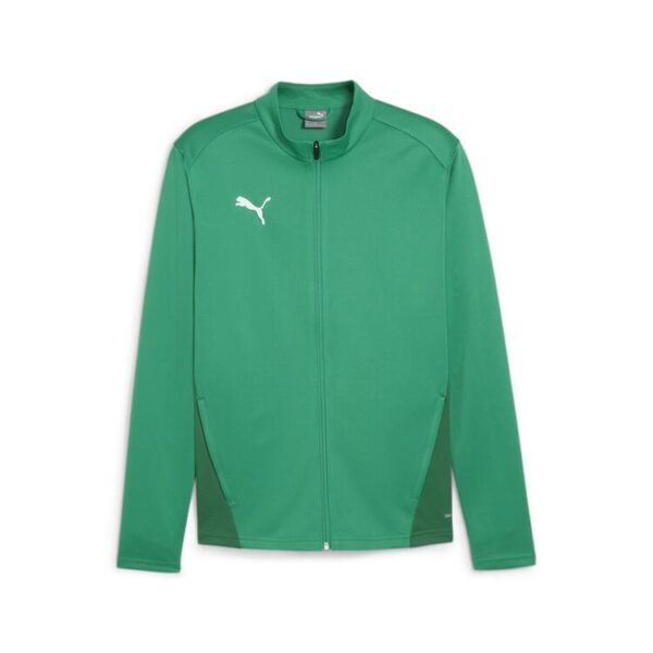 puma teamgoal training jacket 658633 sport green puma white power green gr l