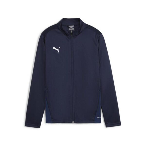 puma teamgoal training jacket jr 658634 puma navy puma white persian blue gr 116