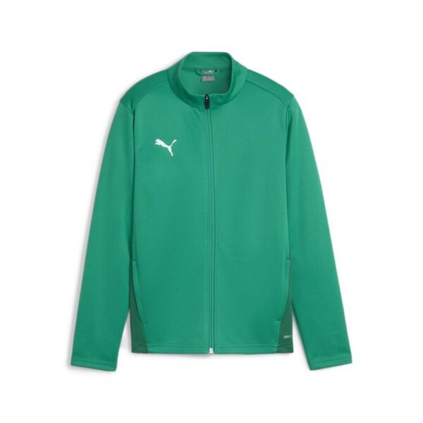 puma teamgoal training jacket jr 658634 sport green puma white power green gr 152