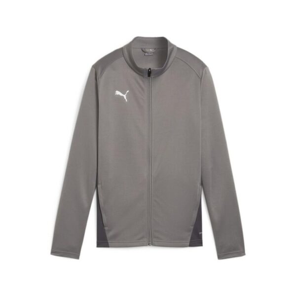 puma teamgoal training jacket wmn 658635 cast iron puma white shadow gray gr m