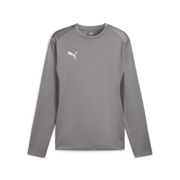 puma teamgoal training sweat 658649 cast iron puma white shadow gray gr m