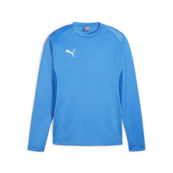 puma teamgoal training sweat 658649 electric blue lemonade puma white puma team royal gr l