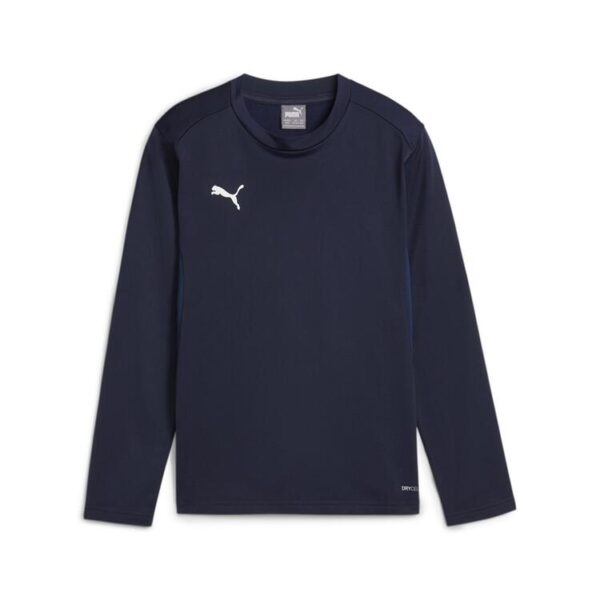 puma teamgoal training sweat jr 658651 puma navy persian blue puma white gr 128