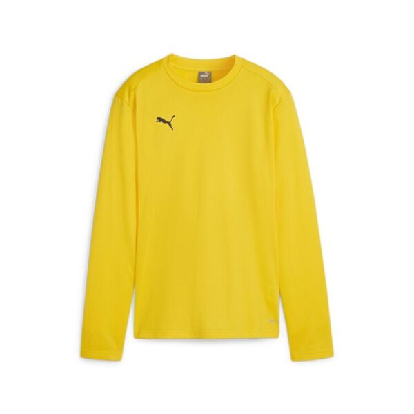 puma teamgoal training sweat wmn 658652 faster yellow puma black sport yellow gr l