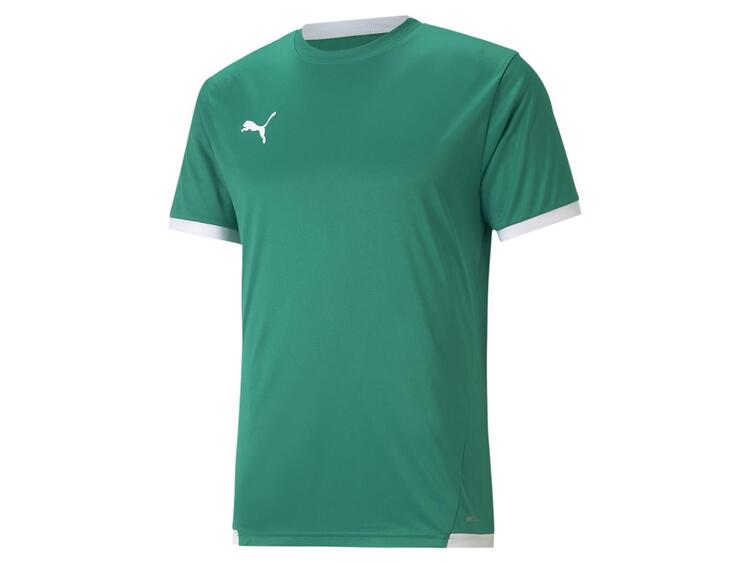 puma teamliga jersey 704917 pepper green puma white gr l