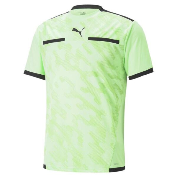 puma teamliga referee jersey 705452 fizzy lime puma black gr l