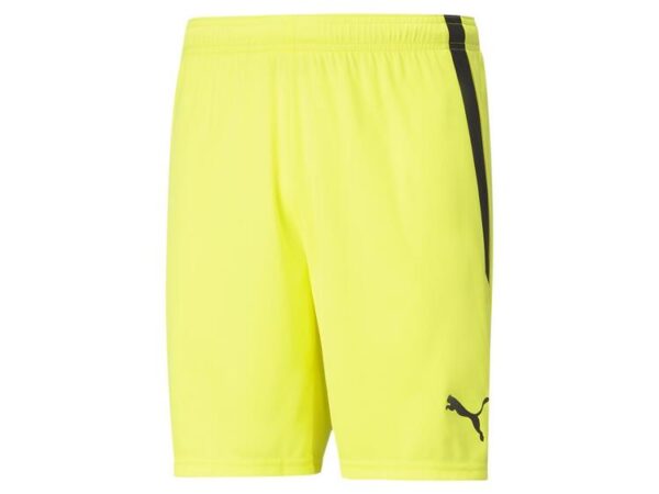 puma teamliga shorts 704924 fluo yellow puma black gr