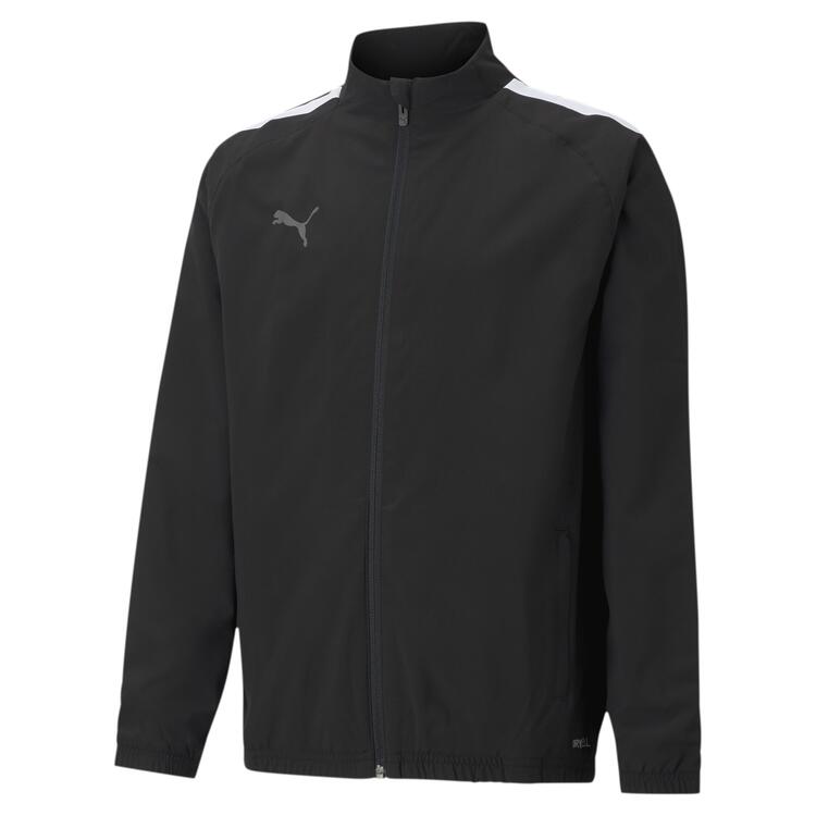 puma teamliga sideline jkt jr 657260 puma black puma white gr 128