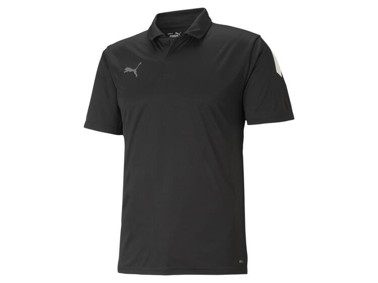 puma teamliga sideline polo 657257 puma black puma white gr