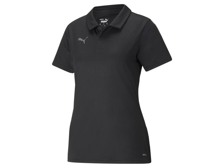 puma teamliga sideline polo w 657408 puma black puma white gr l