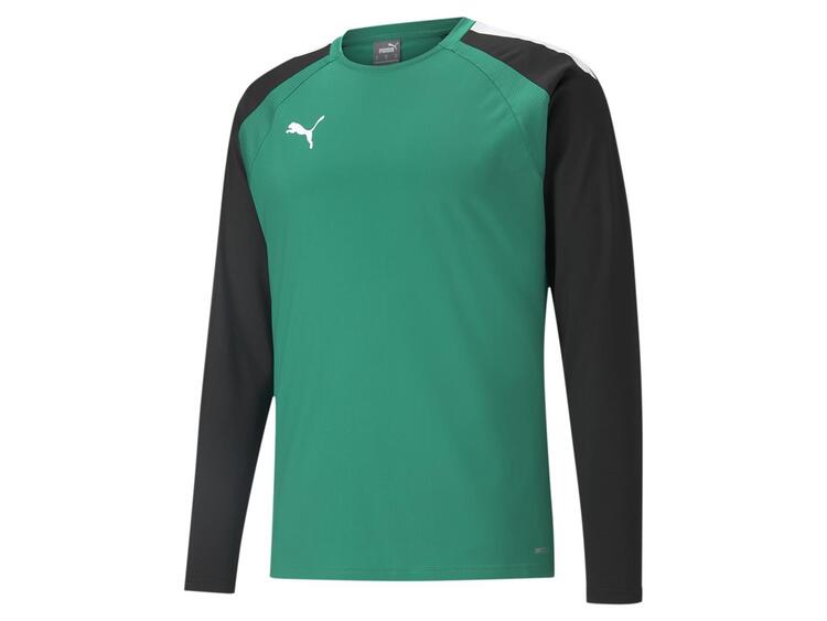 puma teamliga training sweat 657238 pepper green puma black gr