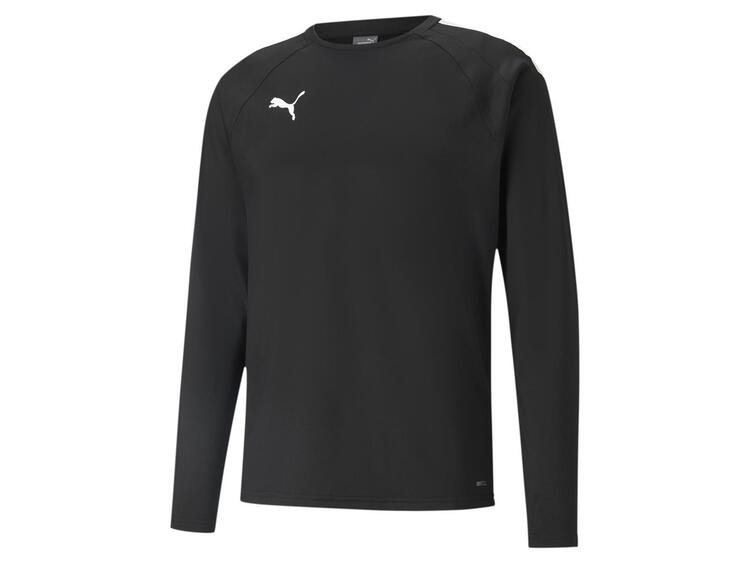 puma teamliga training sweat 657238 puma black puma white gr l