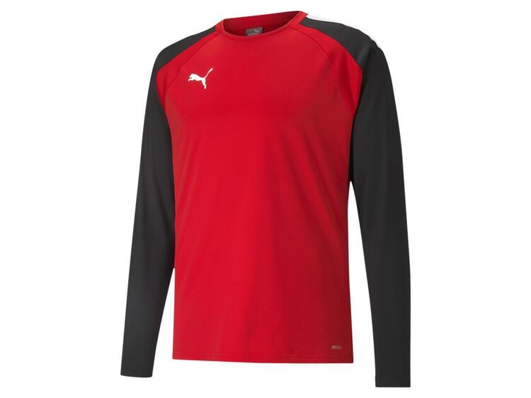 puma teamliga training sweat 657238 puma red puma black gr l