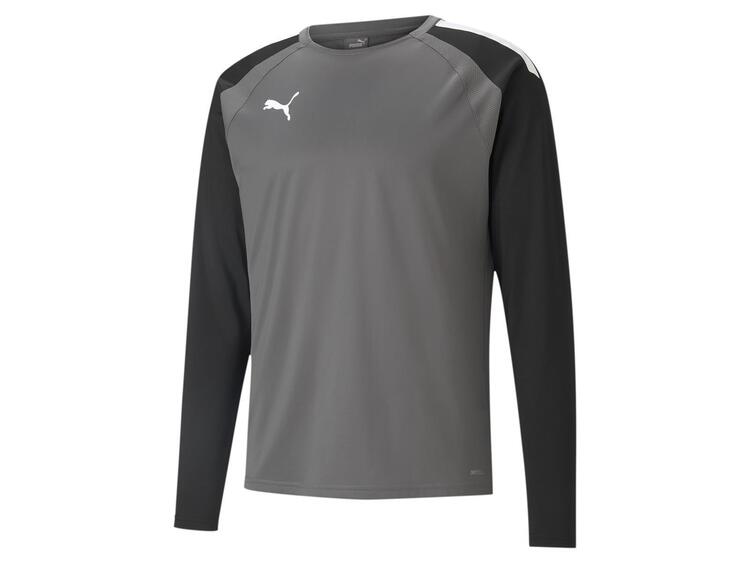 puma teamliga training sweat 657238 smoked pearl puma white gr m