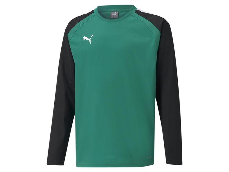 puma teamliga training sweat jr 657239 pepper green puma black gr 116