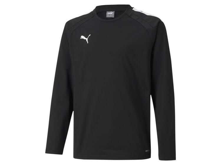 puma teamliga training sweat jr 657239 puma black puma white gr 140