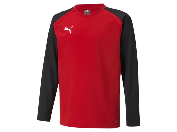 puma teamliga training sweat jr 657239 puma red puma black gr 140