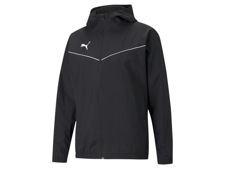 puma teamrise all weather jacket 657396 puma black puma white gr m