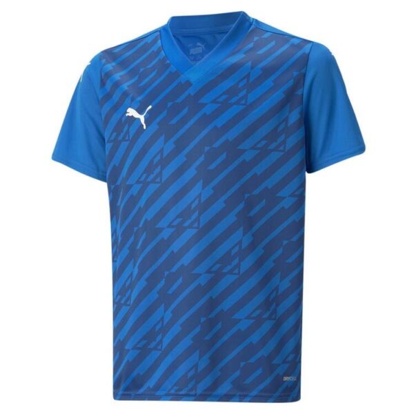 puma teamultimate jersey jr 705656 electric blue lemonade gr 116