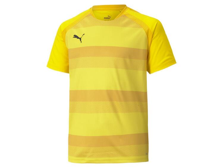 puma teamvision jersey jr 704928 cyber yellow spectra yellow puma black gr 116