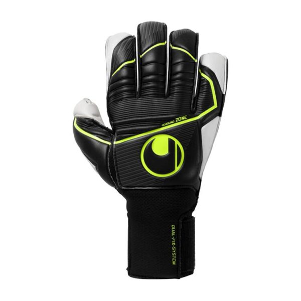 uhlsport absolutgrip flex frame carbon 101134701 fluo gelb schwarz gr 10