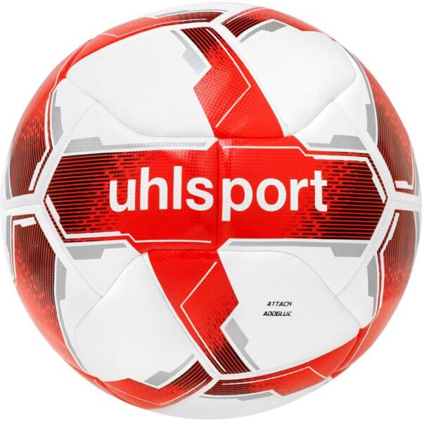 uhlsport attack addglue 100175103 weiss rot silber gr 4