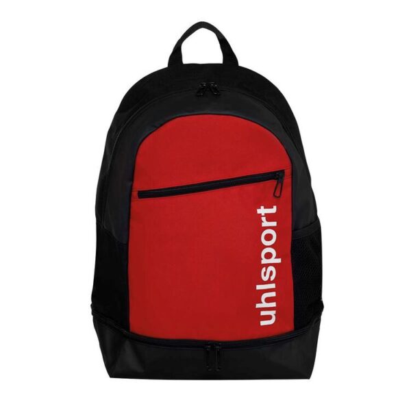 uhlsport essential backpack w bott compartm 100428702 rot schwarz weiss gr nosize