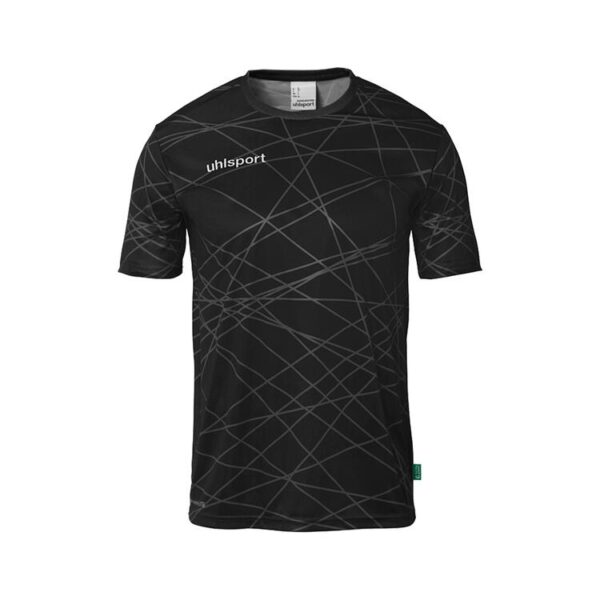 uhlsport prediction shirt kurzarm 100529401 schwarz gr 116