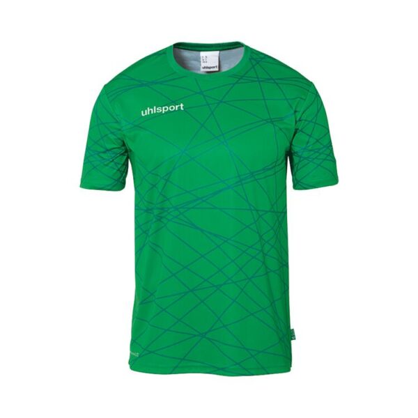 uhlsport prediction shirt kurzarm 100529470 gruen gr 116