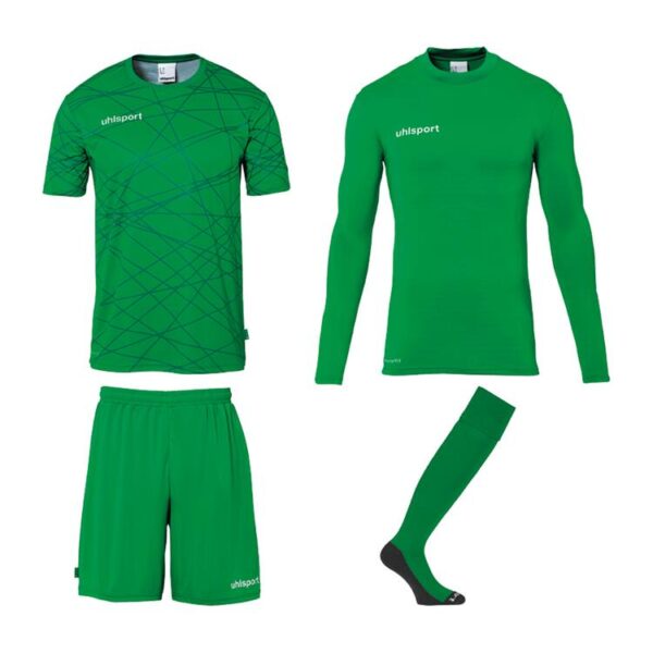 uhlsport prediction torwart set 100529270 gruen gr 128