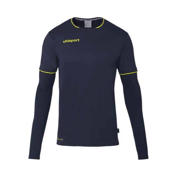 uhlsport save torwart shirt 100572341 marine fluo gelb gr 116