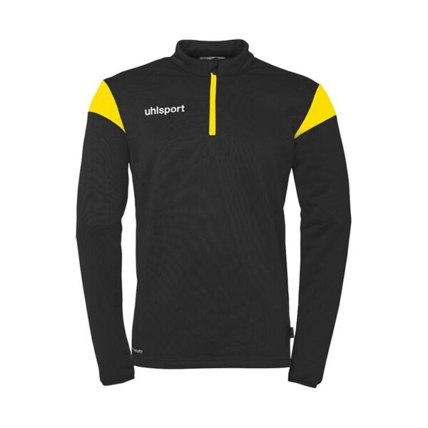 uhlsport squad 27 1 4 zip top 100225809 schwarz limonengelb gr 116