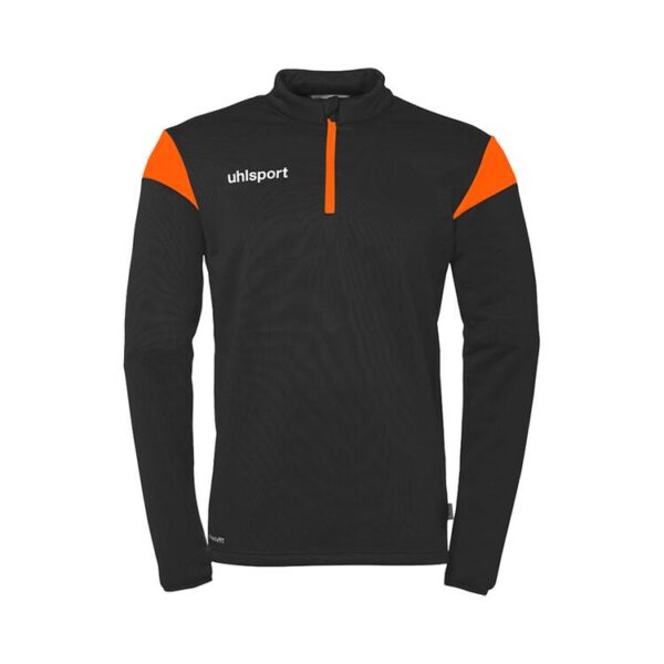 uhlsport squad 27 1 4 zip top 100225810 schwarz fluo orange gr 116