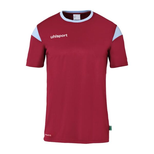 uhlsport squad 27 trikot kurzarm 100225364 bordeaux skyblau gr 116