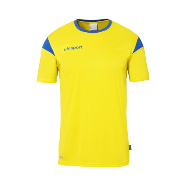 uhlsport squad 27 trikot kurzarm 100225390 limonengelb azurblau gr 128