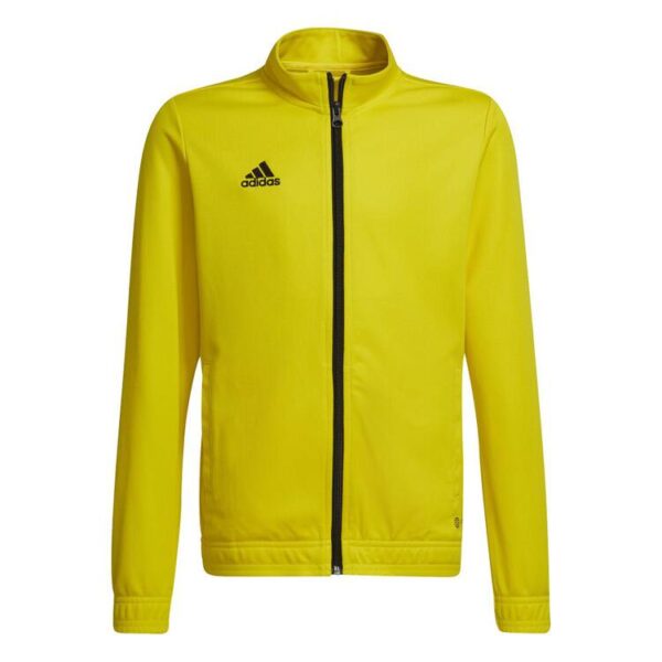 adidas Entrada 22 Trainingsjacke Kinder HI2139 TMYELL/BLACK 116