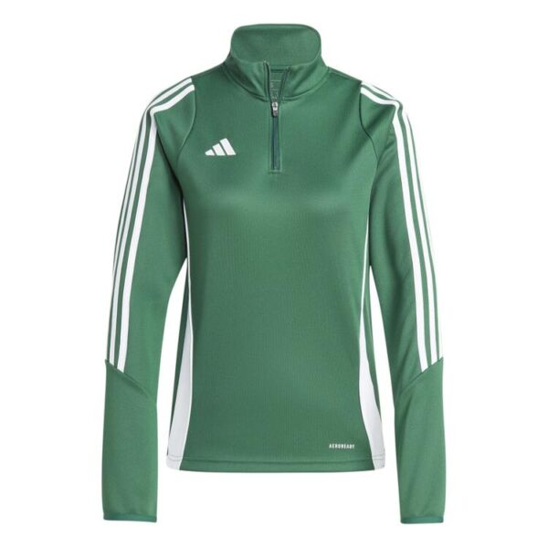 adidas Tiro 24 Training Top Damen IR9385 DRKGRN/WHITE - Gr. 2XS