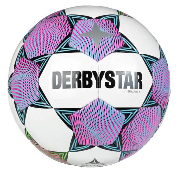 Derbystar Brillant TT v23 Trainingsball 113055 WEISS/PINK/GR?N 5