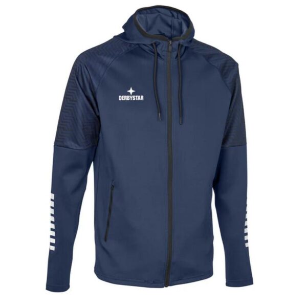 Derbystar Primo Kapuzenjacke v24 Herren 612042 navy weiss - Gr. M