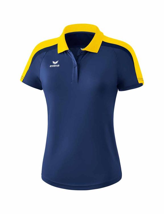 erima liga 20 poloshirt new navy gelb dark navy 1111835 damen gr 42