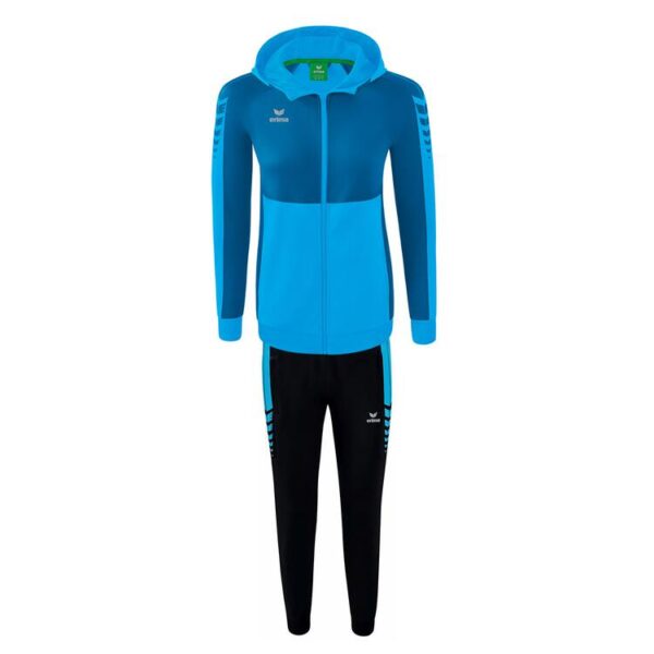 Erima Six Wings Trainingsanzug mit Kapuze Damen - Farbe:...